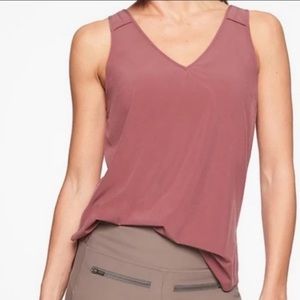 Athleta Voyager Tank in crushed berry